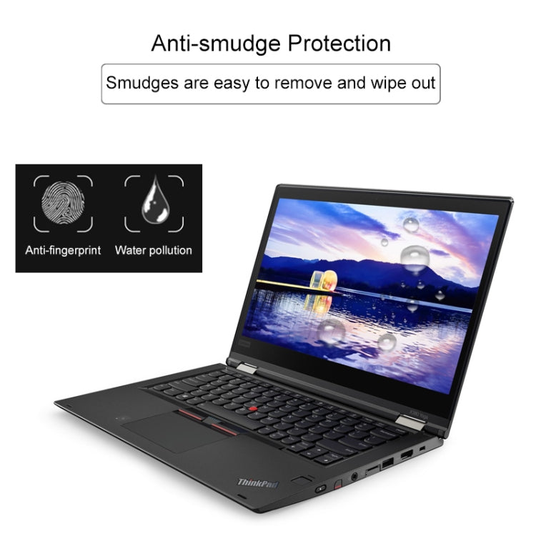 Film De Verre Trempé Plein Écran De Dureté De Surface De 0,4 Mm 9H Pour Lenovo ThinkPad X380 Yoga 13,3 Pouces, X380 Yoga