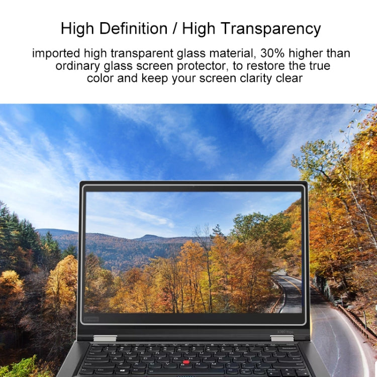 Film De Verre Trempé Plein Écran De Dureté De Surface De 0,4 Mm 9H Pour Lenovo ThinkPad X380 Yoga 13,3 Pouces, X380 Yoga