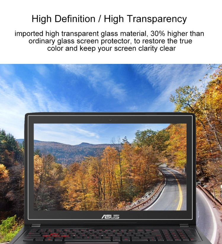 Tempered glass screen protector for 15.6-inch ASUS PC