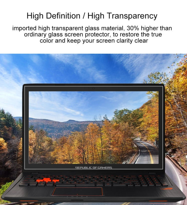 Film de protection en verre trempé pour PC gaming ASUS ROG