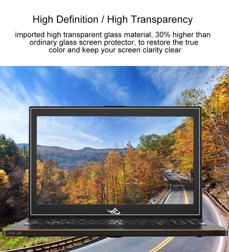 Film de protection en verre trempé pour PC gaming ASUS ROG