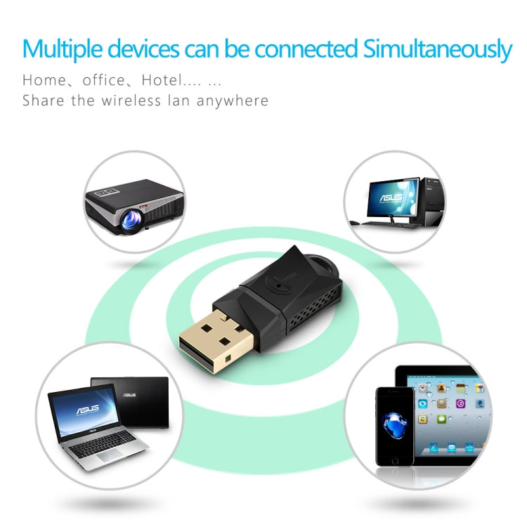 Adaptateur WiFi USB Rocketek RT-WL3 pour PC Gaming 300 Mbps
