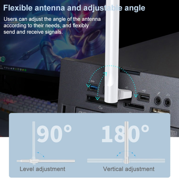 Adaptateur USB Wifi COMFAST CF-WU713N pour PC Gaming 300