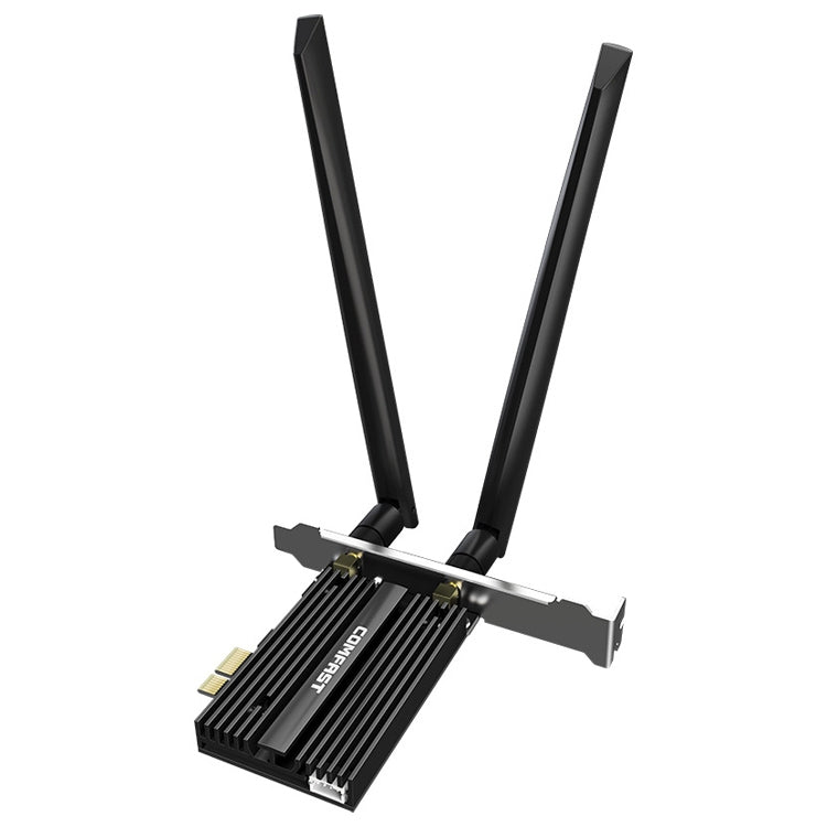 COMFAST CF-AX210 PRO 5374Mbps Tri-Band + Bluetooth 5.2 WiFi6E PCI-E Wireless Network Card with Heatsink, CF-AX210 PRO