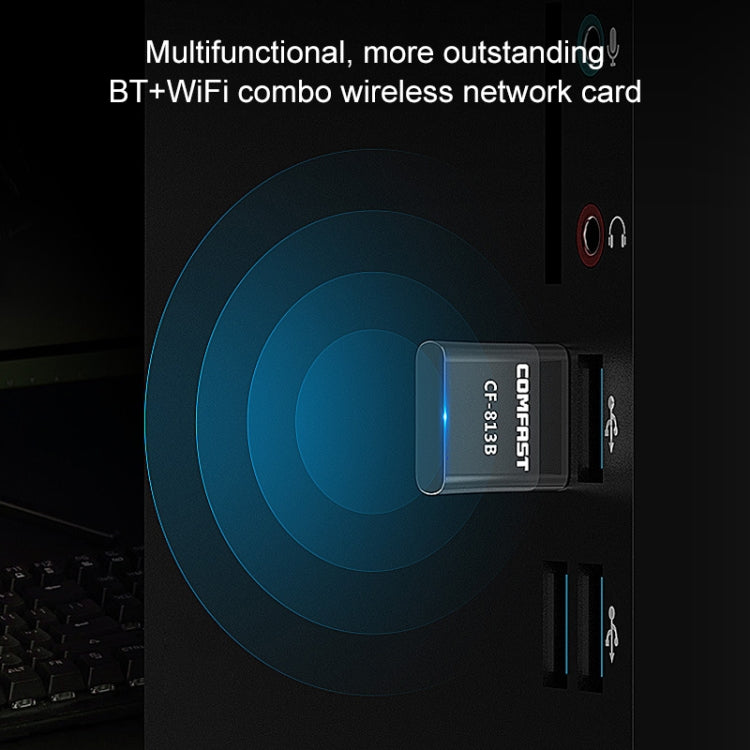 COMFAST CF-813B 650Mbps Dual Band Wifi USB Network Adapter Bluetooth, CF-813B