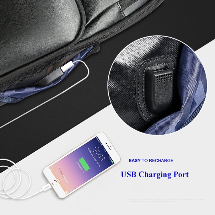 Sac à bandoulière gaming étanche avec port USB - Bopai