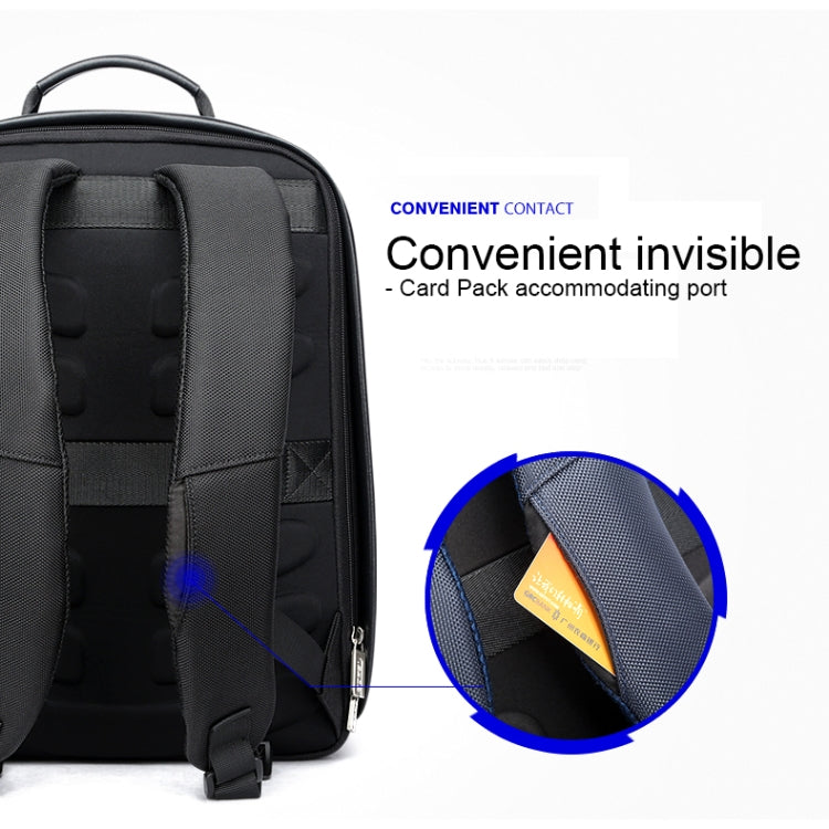 Bopai 751-006431 Sac à bandoulière double antivol étanche et de grande capacité, avec port de chargement USB, taille: 27x16,5x40 cm, 751-006431