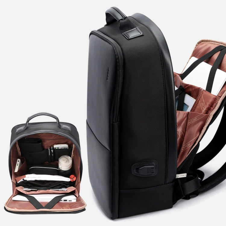 Bopai 751-006431 Sac à bandoulière double antivol étanche et de grande capacité, avec port de chargement USB, taille: 27x16,5x40 cm, 751-006431