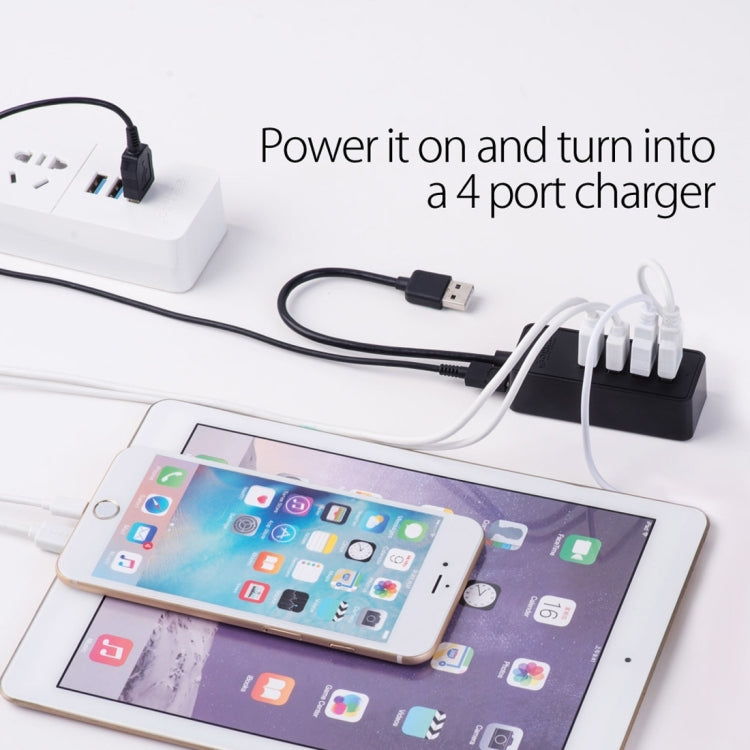 ORICO W5P-U3-30 4-Port USB 3.0 Desktop HUB with 30cm Micro USB Power Cable, W5P-U3-30 Black, W5P-U3-30 White