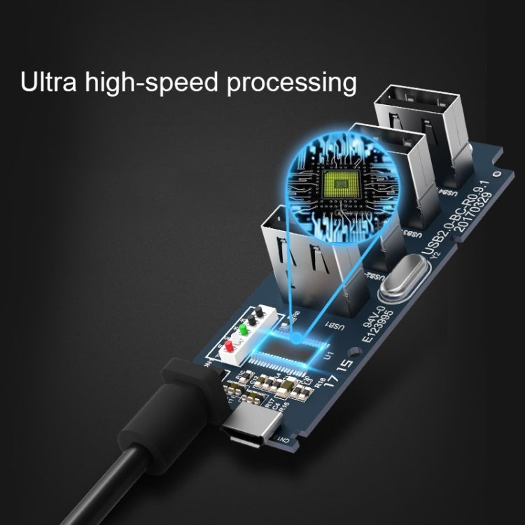 ORICO W5P-U3-30 4-Port USB 3.0 Desktop HUB with 30cm Micro USB Power Cable, W5P-U3-30 Black, W5P-U3-30 White