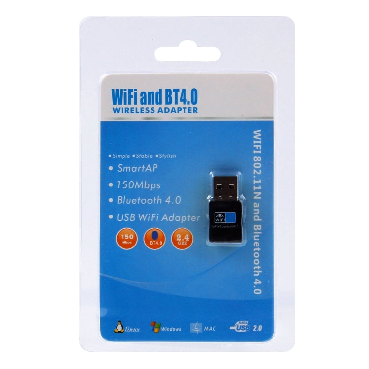 Adaptateur WiFi 2 en 1 USB pour gaming et Bluetooth 4.0
