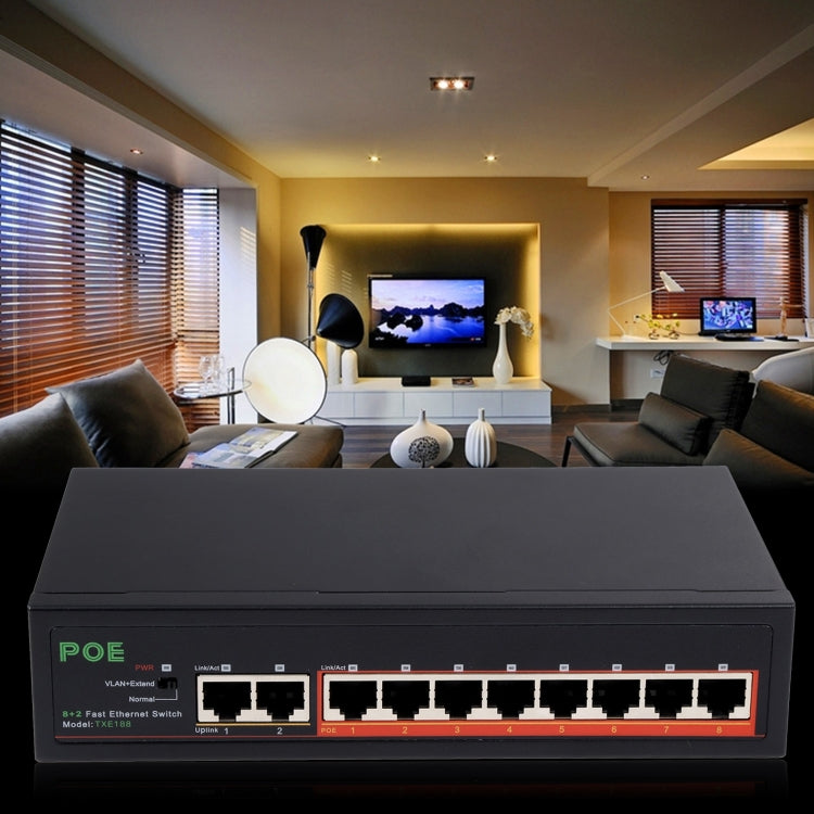 Commutateur POE 8 Ports pour Réseaux IP et VoIP