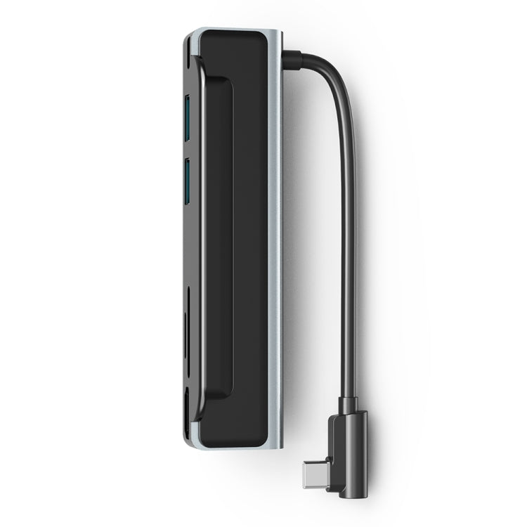 AD-065 6 en 1 USB-C/Type-C vers 4K HDMI + Emplacement pour carte SD/TF + Type-C + 2 USB 3.0 HUB de station d'accueil multifonction de style clip arrière, 6 In 1 Back Clip Style