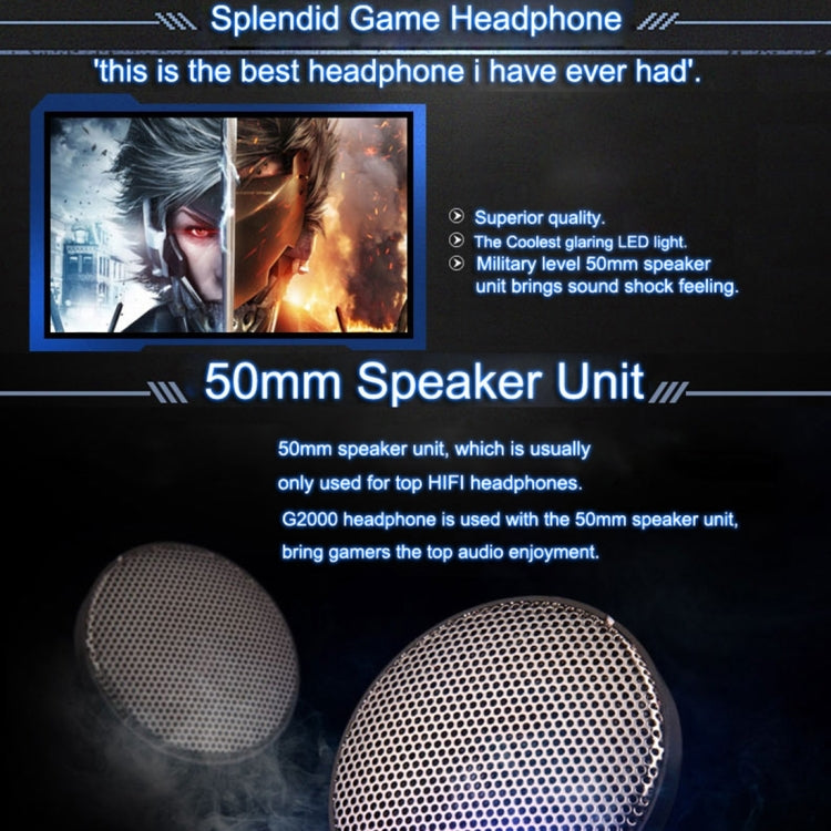Casque Gaming KOTION EACH G2000 avec Micro et Basses Stéréo