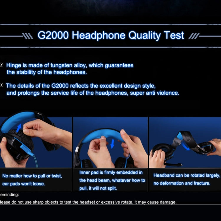 Casque Gaming KOTION EACH G2000 avec Micro et Basses Stéréo