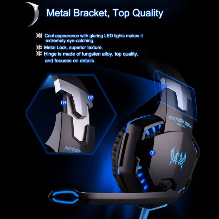 Casque Gaming KOTION EACH G2000 avec Micro et Basses Stéréo