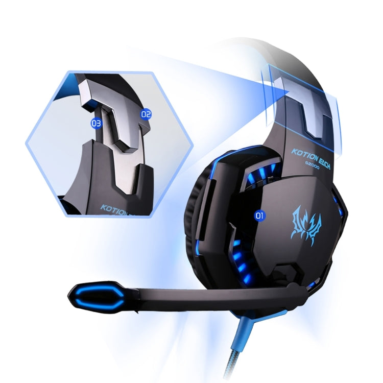 Casque Gaming KOTION EACH G2000 avec Micro et Basses Stéréo