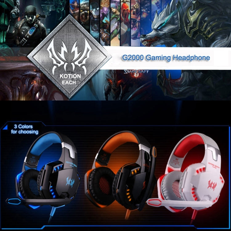 Casque Gaming KOTION EACH G2000 avec Micro et Basses Stéréo
