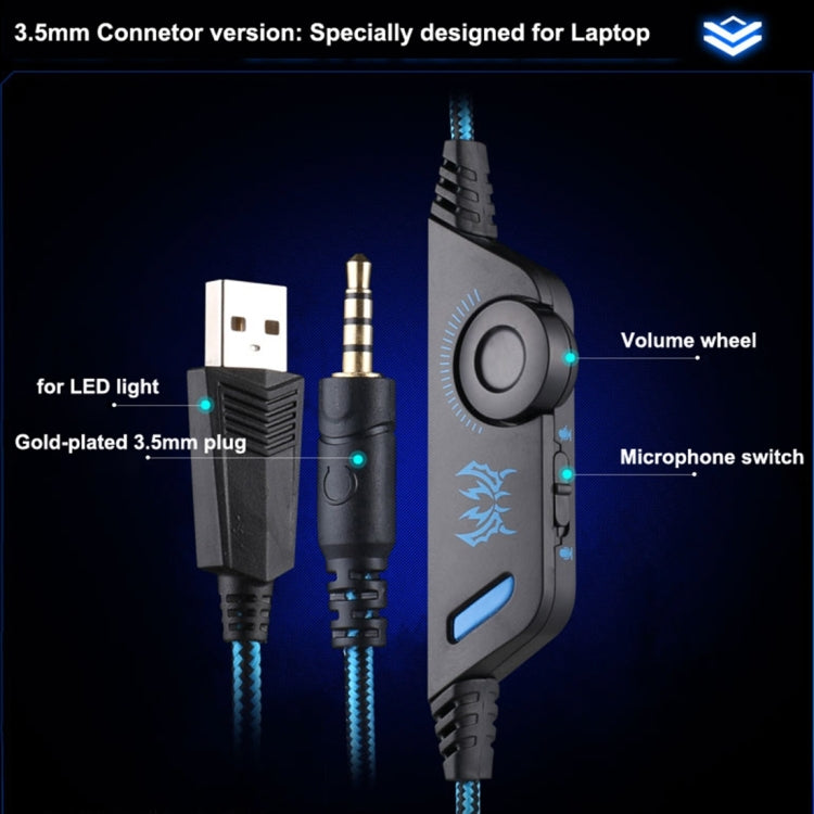 Casque Gaming KOTION EACH G9000 avec Micro et LED 3,5 mm