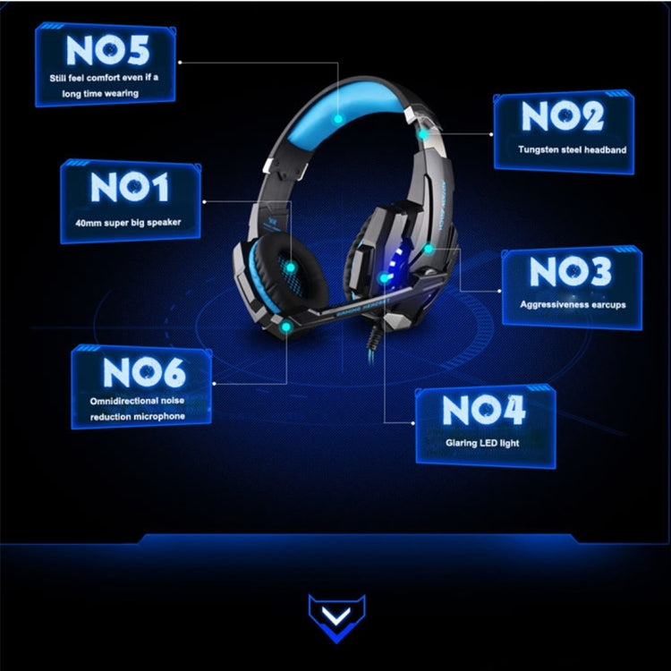 Casque Gaming KOTION EACH G9000 avec Micro et LED 3,5 mm