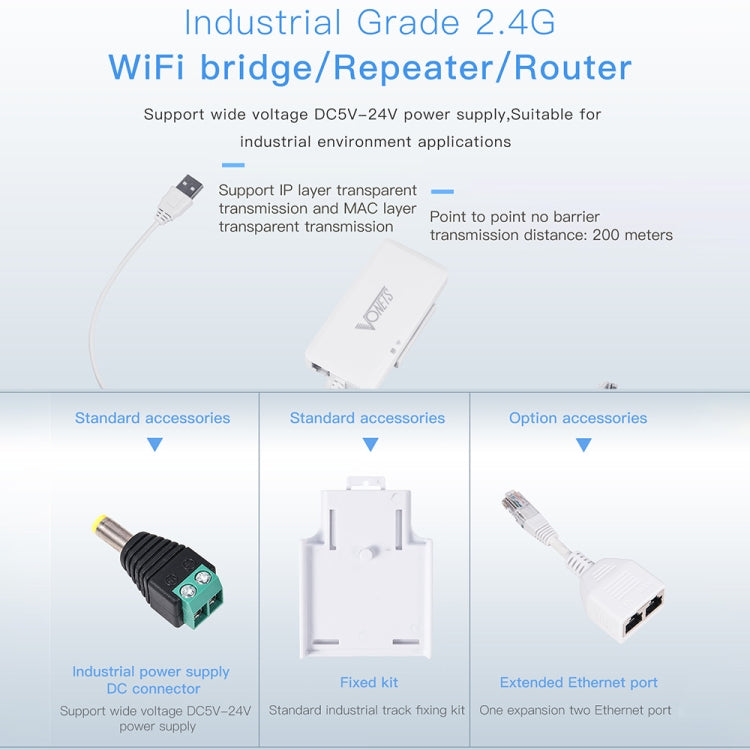 Amplificateur WiFi VONETS VAP11G-500 pour Gaming et PC