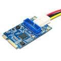 Carte d'extension USB 3.0 pour PC - Mini PCI-E 19 broches