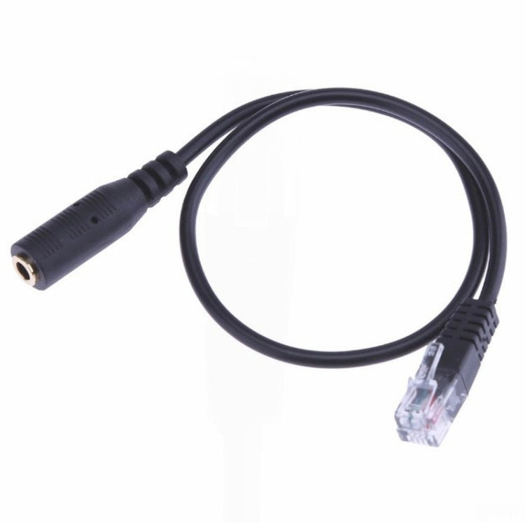 Câble adaptateur 3,5 mm vers RJ9 pour PC et téléphone