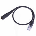 Câble adaptateur 3,5 mm vers RJ9 pour PC et téléphone