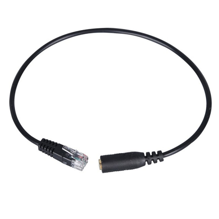 Câble adaptateur 3,5 mm vers RJ9 pour PC et téléphone