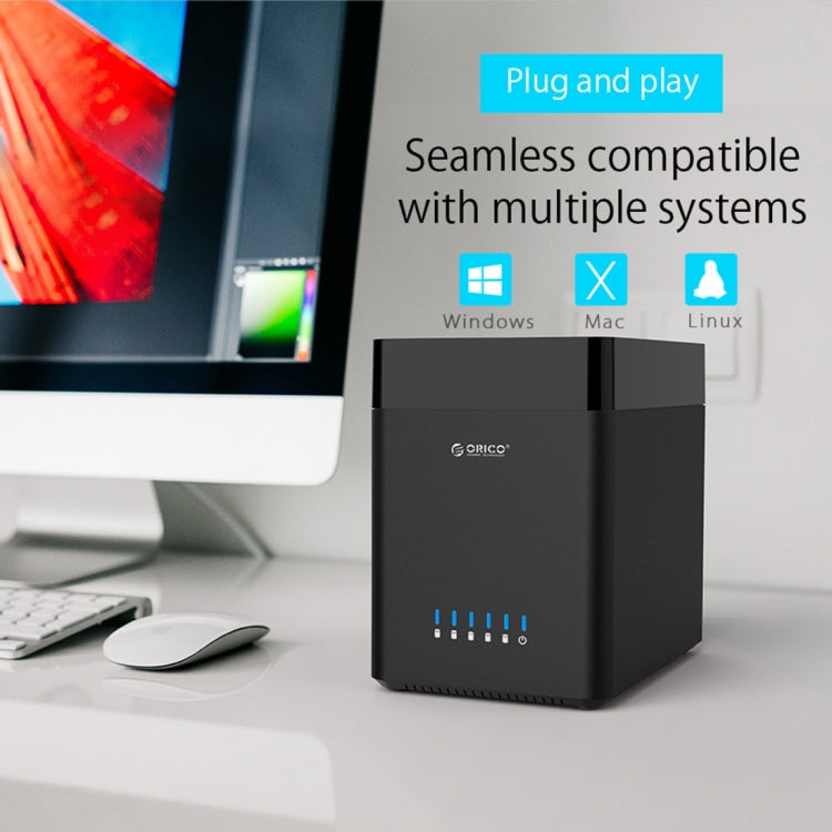 Boîtier de disque dur USB 3.0 5 baies pour PC Gaming