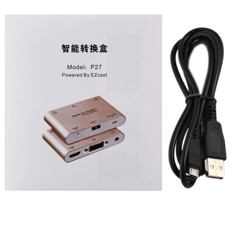 Micro USB HDMI VGA Adapter for PC and Gaming