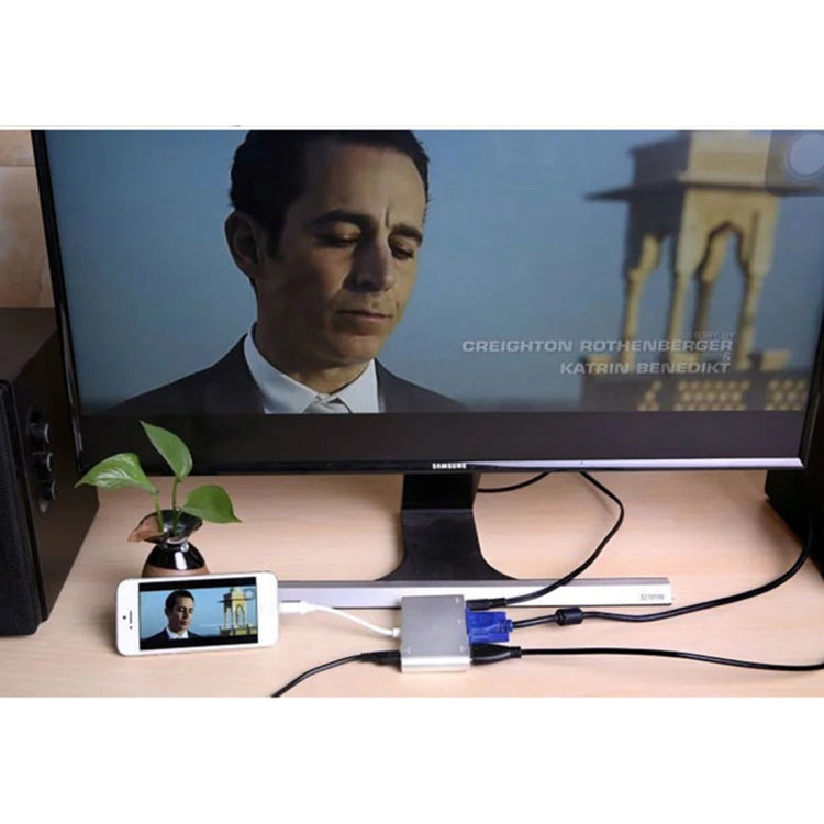 Micro USB HDMI VGA Adapter for PC and Gaming