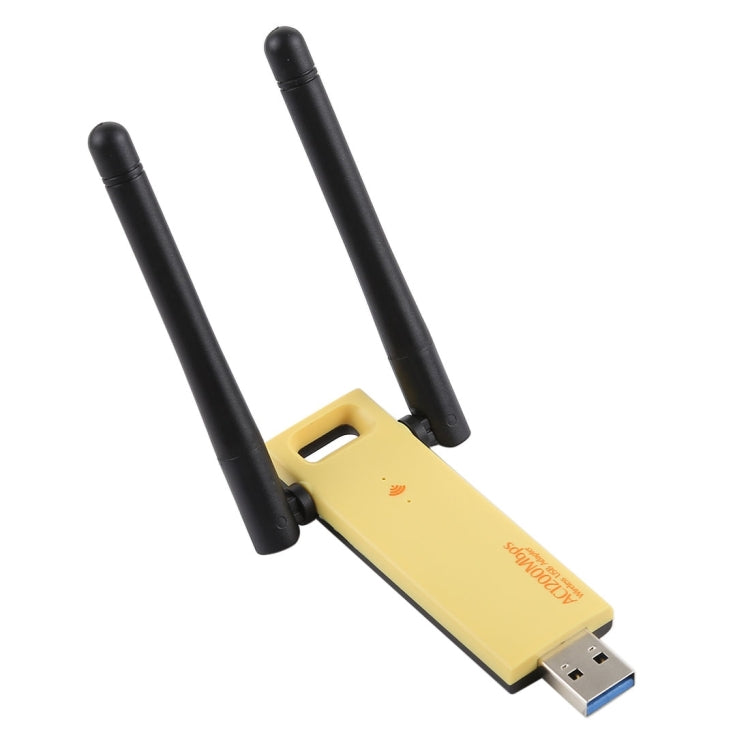 Adaptateur WiFi double bande USB 3.0 AC1200Mbps 2.4GHz et 5GHz, carte réseau externe avec 2 antennes externes, AC1200Mbps USB 3.0