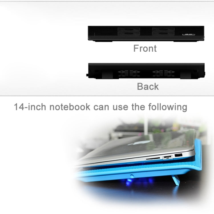 Refroidisseur PC portable NUOXI L112A avec 4 ventilateurs