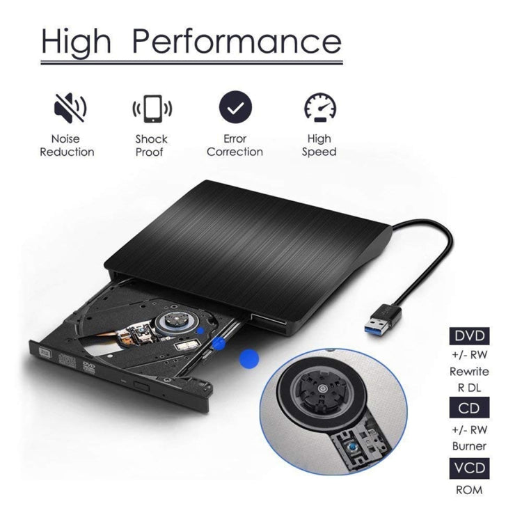 Lecteur DVD externe USB 3.0 pour PC - Accessoire Gaming