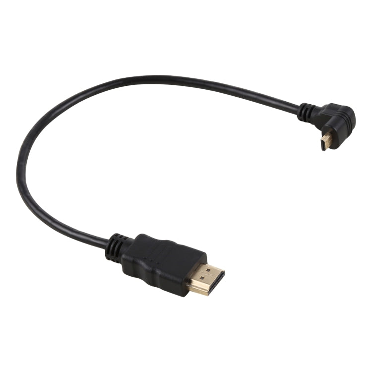 Câble HDMI 4K 30cm : Mâle vers Micro HDMI Inversé