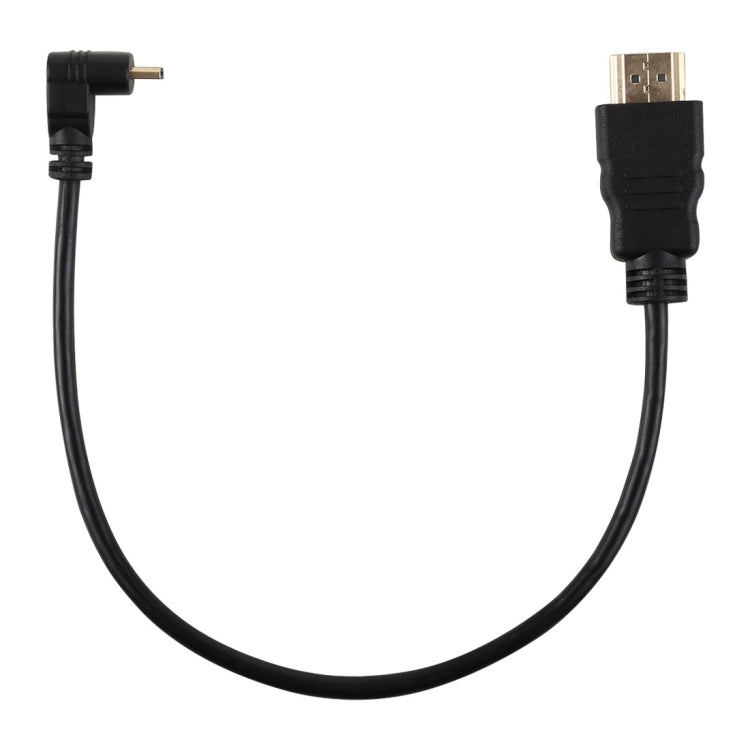 Câble HDMI 4K 30cm : Mâle vers Micro HDMI Inversé