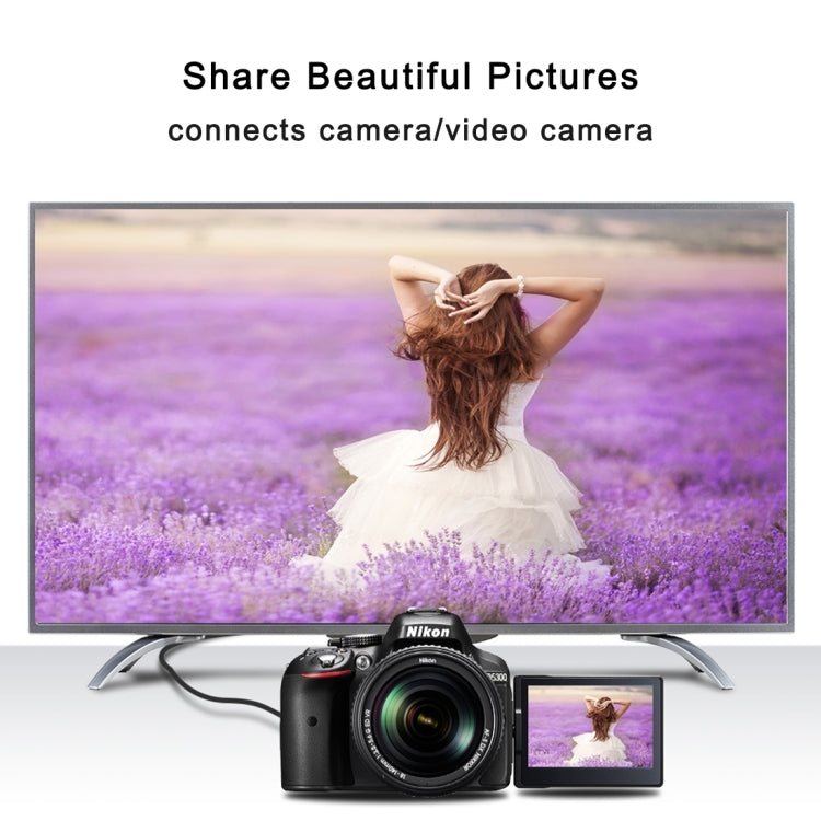 Câble HDMI 4K 30cm : Mâle vers Micro HDMI Inversé