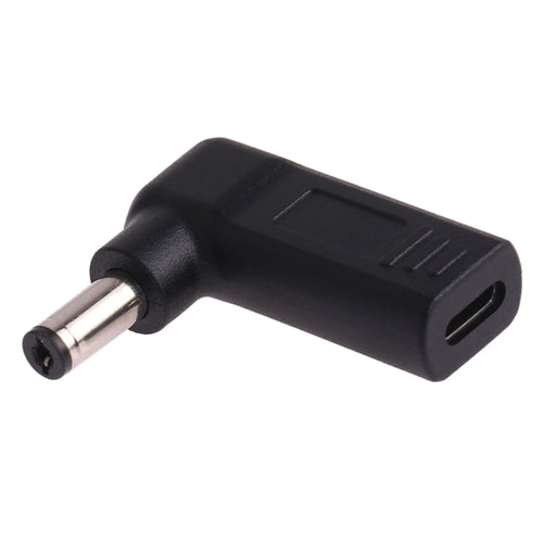 Right Angle USB-C to 5.5 x 2.1mm Male Plug Gaming Adapter