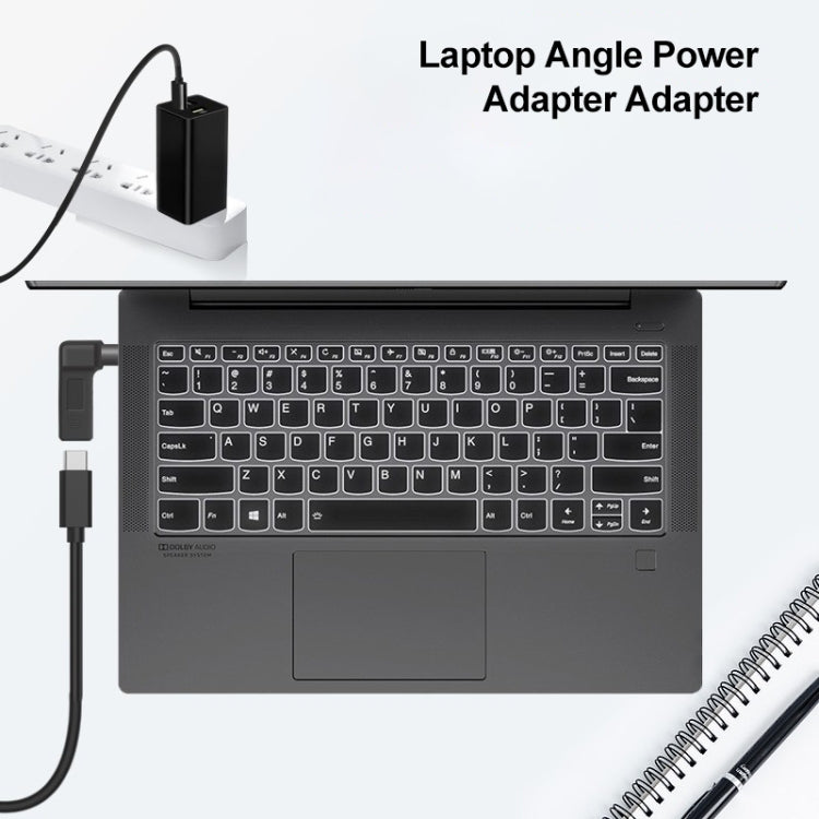 Adaptateur Coudé USB-C vers Prise Mâle 5,5 x 2,1 mm Gaming