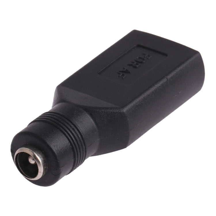 Female USB to 5.5 x 2.1 mm Jack Adapter for PC