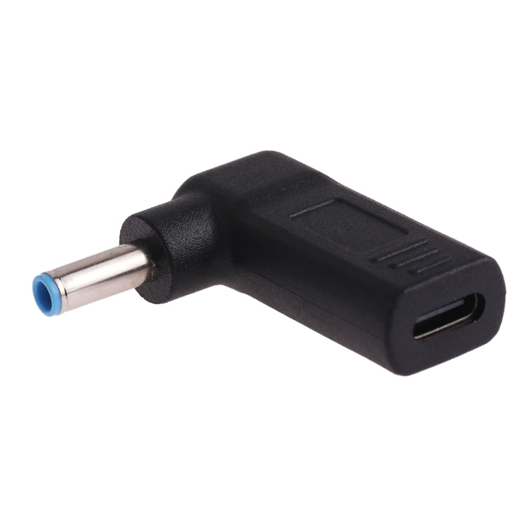 Connecteur adaptateur coudé USB-C / Type-C femelle vers prise mâle 4,5 x 3,0 mm, 4.5 x 3.0mm Elbow Black, 4.5 x 3.0mm Elbow Blue