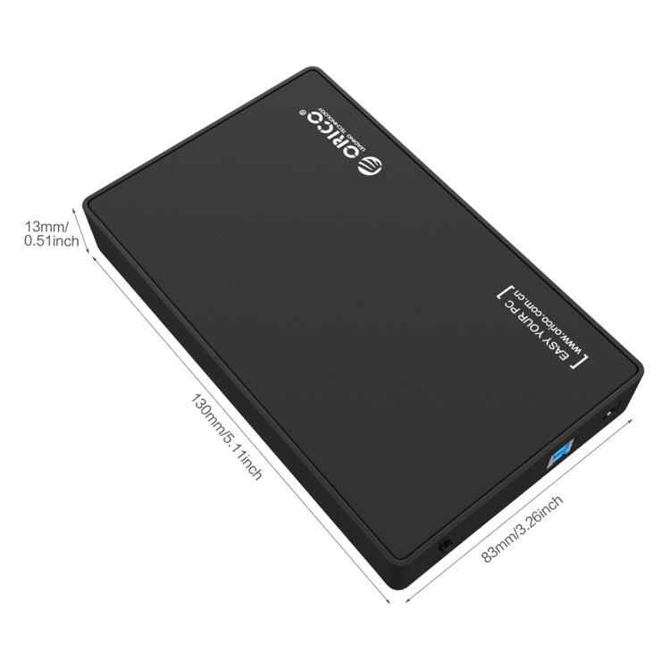 Boîtier de stockage USB 3.0 pour SSD/HDD 2.5/3.5 pouces
