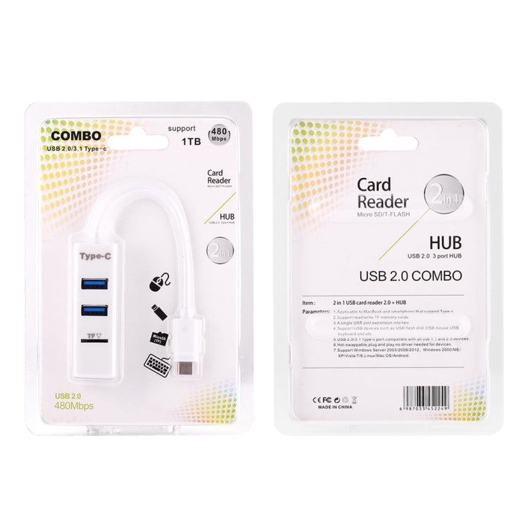 HUB USB-C 3 Ports + Lecteur TF pour PC Gaming Accessoires