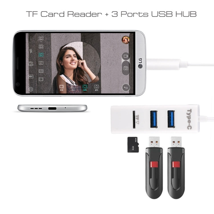 HUB USB-C 3 Ports + Lecteur TF pour PC Gaming Accessoires