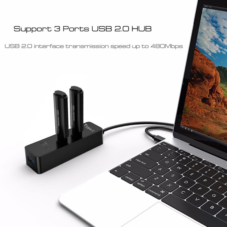 HUB USB-C 3 Ports + Lecteur TF pour PC Gaming Accessoires