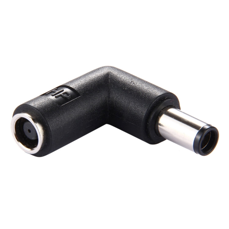 DC 4506 Male to DC 7406 Female Power Adapter Connector for HP Laptop, 90 Degree Right Angle Elbow, DC 7406 Male to Female