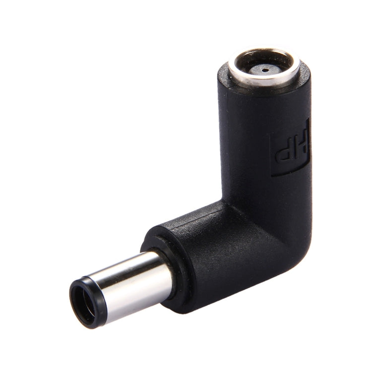 DC 4506 Male to DC 7406 Female Power Adapter Connector for HP Laptop, 90 Degree Right Angle Elbow, DC 7406 Male to Female