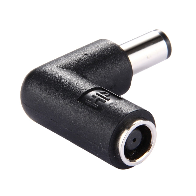 DC 4506 Male to DC 7406 Female Power Adapter Connector for HP Laptop, 90 Degree Right Angle Elbow, DC 7406 Male to Female