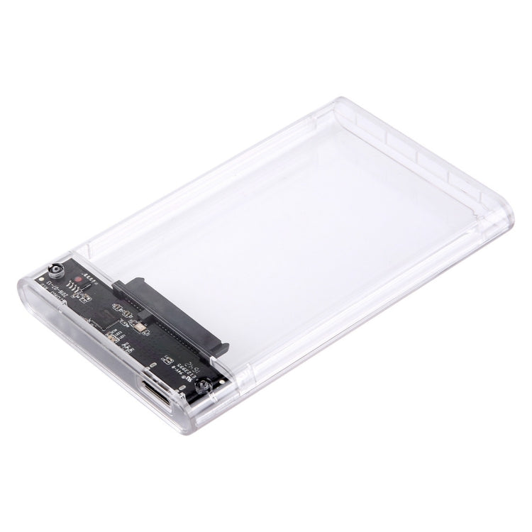 Boîtier Disque Dur Externe USB 3.0 Transparent 2.5" SATA